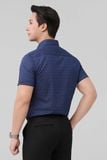  Áo sơ mi nam hoạ tiết Merriman mã THMCS265 ngắn tay màu Navy 