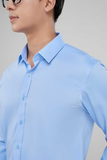  Đồng phục áo sơ mi xanh cho nam văn phòng Merriman mẫu 02 