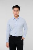  Áo sơ mi nam tay dài công sở Merriman mã THMOL445 chất liệu nano 