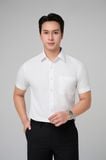  Áo sơ mi trắng nam Merriman mã THMOS516 chất liệu sợi tre 