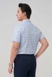  Áo sơ mi nam caro Merriman mã THMOS524 tay ngắn 