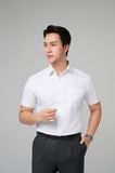  Áo sơ mi trắng nam ngắn tay Merriman mã THMOS526 