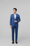  Quần tây nam cao cấp không ly Merriman mã THMOVQ062 màu BLUE 