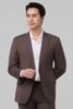  Áo vest blazer nam cao cấp caro Merriman mã THMOVA062 màu BROWN 