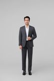  [BÁN THEO SET] Áo vest blazer nam cao cấp caro Merriman mã THMOVA062 màu D.GREY 