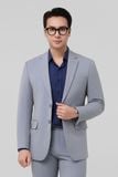  [BÁN THEO SET] Áo vest blazer nam cao cấp Merriman mã THMOVA063 màu S.BLUE 