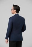  Áo vest blazer nam cao cấp Merriman mã THMOV066 màu NAVY 