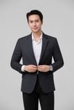  Áo vest blazer nam cao cấp Merriman mã THMOV068 màu GREY 2 