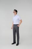  Quần tây nam không ly form classic Merriman mã THGMP088 màu GREY 1 