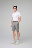  Quần short nam cao cấp Merriman mã THMQS054 màu GREY 1 