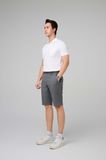  Quần short nam cao cấp Merriman mã THMQS054 màu GREY 3 