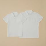  Đồng phục áo polo nam nữ công sở Merriman màu trắng 