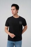 Áo thun cotton nam Merriman mã THMTS060 màu đen 