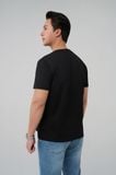  Áo thun cotton nam Merriman mã THMTS060 màu đen 