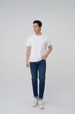  Áo thun cotton nam Merriman mã THMTS061 Màu Trắng 