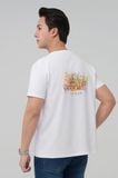  Áo thun cotton nam Merriman mã THMTS061 Màu Trắng 
