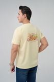  Áo thun cotton nam Merriman mã THMTS061 màu YELLOW 