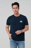  Áo thun cotton nam Merriman mã THMTS062 màu NAVY 