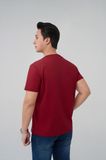  Áo thun cotton nam Merriman mã THMTS062 màu đỏ 