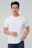  Áo thun cotton nam Merriman mã THMTS063 màu trắng 
