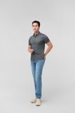  Áo sơ mi cao cấp nam limited Merriman mã THFLM025 màu D.GREY 