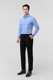  Áo sơ mi nam công sở Merriman mã THFMOL540 chất liệu ngải cứu màu BLUE 
