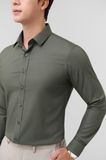  Áo sơ mi nam công sở Merriman mã THFMOL541 chất liệu ngải cứu 