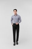  Áo sơ mi nam công sở Merriman mã THFMOL542 chất liệu ngải cứu màu GREY 