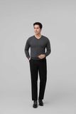  Áo len nam cổ tim Merriman mã THMAL032 màu GREY 