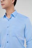  Đồng phục áo sơ mi xanh cho nam văn phòng Merriman mẫu 01 