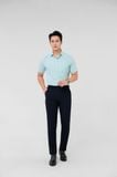  Áo sơ mi nam caro ngắn tay Merriman mã THMOS520 chất liệu sợi tre 