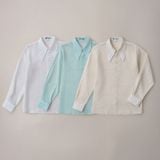  Áo sơ mi nữ trắng công sở tay dài Merriman mã THWSL026 