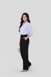  Áo sơ mi nữ dài tay cổ nhọn thanh lịch Merrie Ele mã THFWSL038 màu Violet 