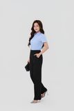  Sơ mi công sở nữ Merrie Ele mã THFWSS040 màu xanh dương 