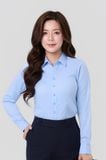  Sơ mi dài tay công sở nữ Merrie Ele mã THFWSL040 màu xanh 
