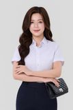  Sơ mi trắng công sở nữ Merrie Ele mã THFWSS040 