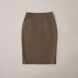  Chân váy nữ bút chì công sở Merriman mã THWSK11 màu BROWN 