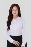  Sơ mi trắng công sở nữ Merrie Ele mã THFWSL040 màu trắng 