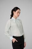  Áo sơ mi nữ công sở tay dài Merriman mã THWSL026 màu MINT 