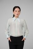  Áo sơ mi nữ công sở tay dài Merriman mã THWSL026 màu MINT 