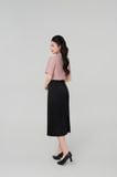  Chân váy nữ form dáng chữ A Merriman mã THGWSK12 màu đen 