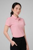  Đồng phục áo polo nam nữ công sở Merriman màu hồng 