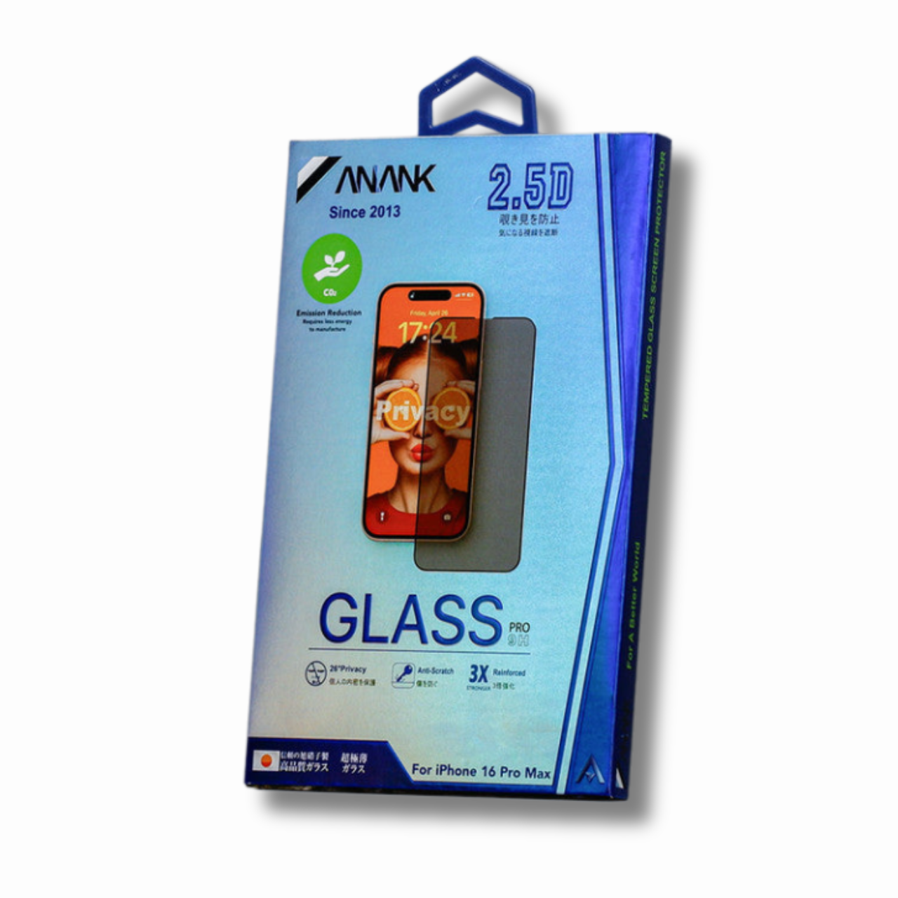  Kính cường lực chống nhìn trộm Anank 3D cho iPhone 17 Series 