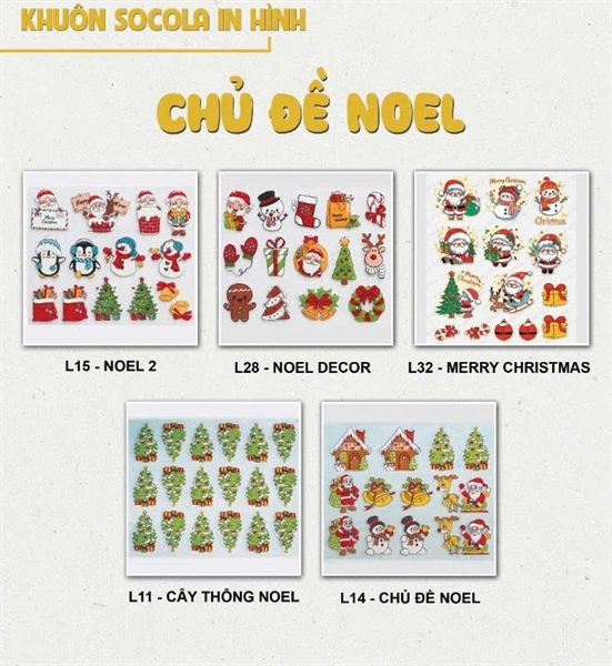 Khuôn socola in hình