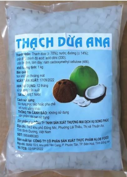 Thạch dừa non ANNA 1kg*10gói