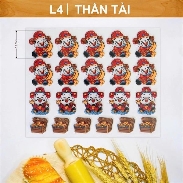Khuôn socola in hình TẾT - 10t/ hộp