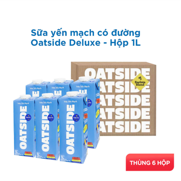 Sữa yến mạch Oatside đậm đà 1L - 6h/T