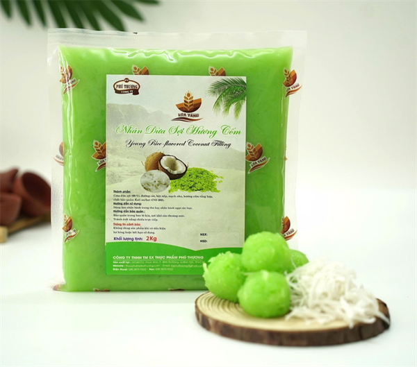 Nhân dừa sợi hương cốm Phú Thương Cty 1kg