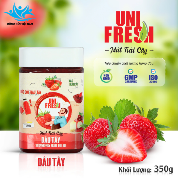 Mứt Unifresh 350gr DÂU TÂY - 20h/T
