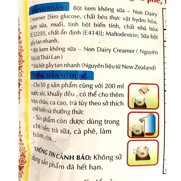 BỘT KEM BÉO MINACO 500G